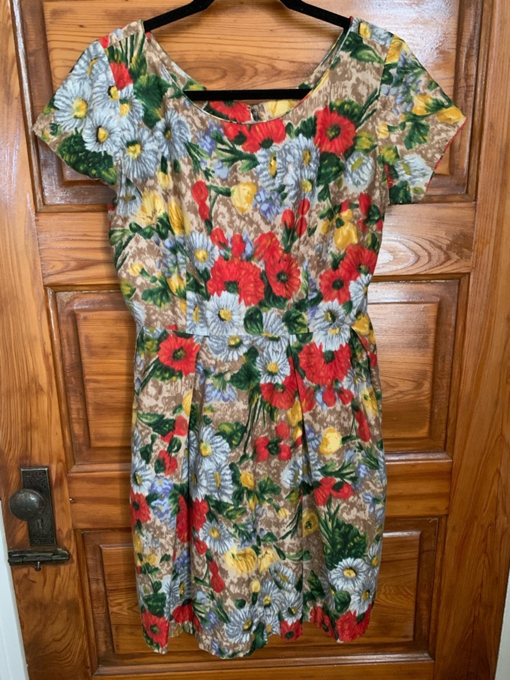 Vintage floral Jerry Gilden tea dress